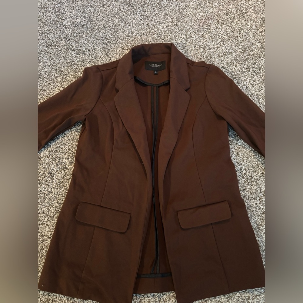 NWOT- Liverpool Los Angeles Princess Detail Unlined Blazer- Size Small